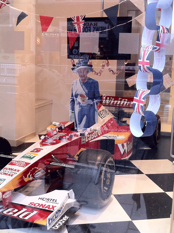 Formula One Queen Elizabeth