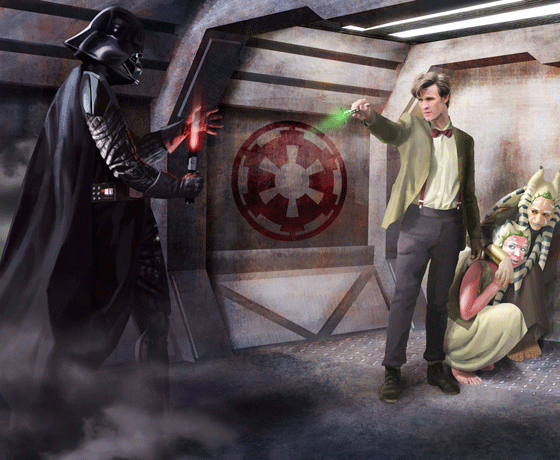 Darth Vader versus the Doctor