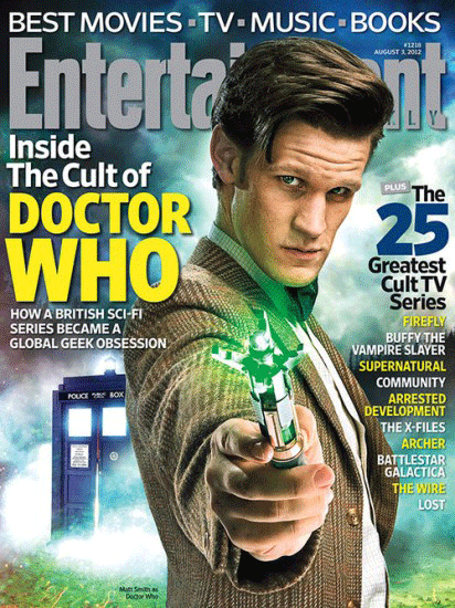 Entertainment Weekly Doctor Who cover Matt Smith