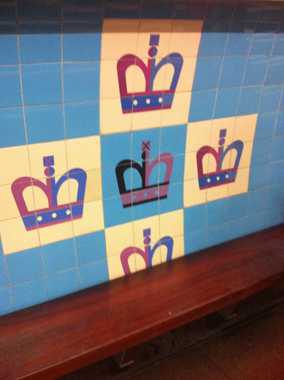 King's Cross tiles