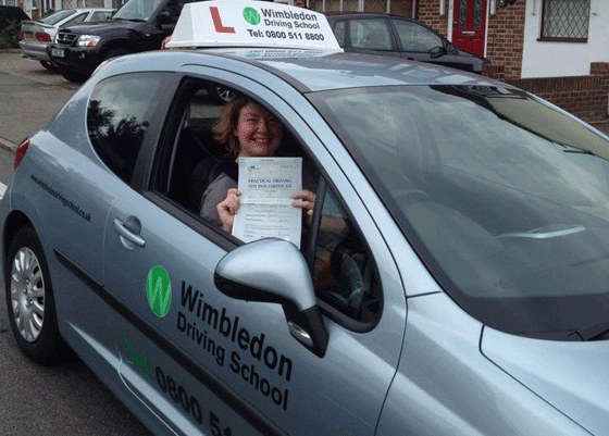MaryAnn Johanson Wimbledon Driving School test