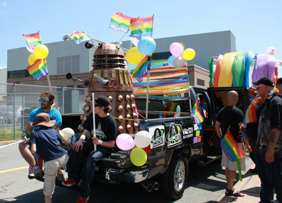gay pride Dalek