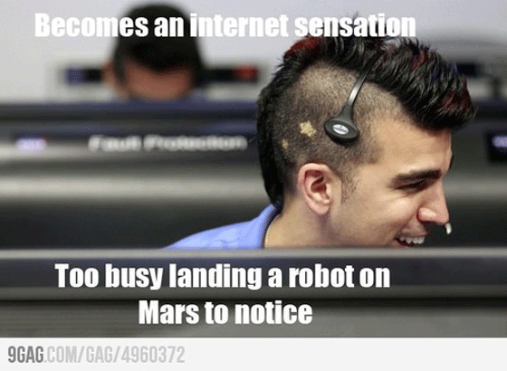 NASA mohawk guy Mars Curiosity Bobak Ferdowsi
