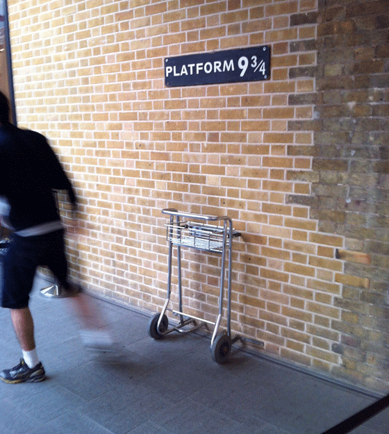 Platform 9 3/4 King's Cross