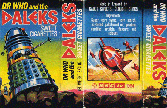 Dalek candy cigarettes
