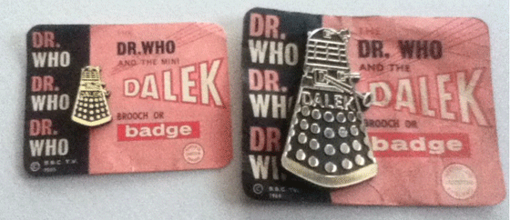 vintage Doctor Who badges eBay