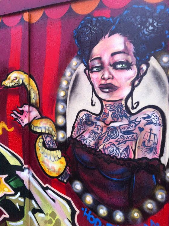 Cherry Orchard graffiti