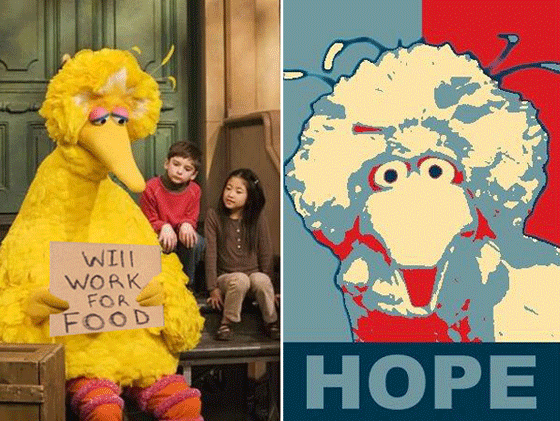 Mitt Romney vs Big Bird