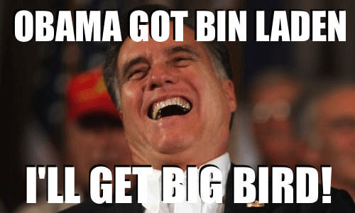 Mitt Romney vs Big Bird