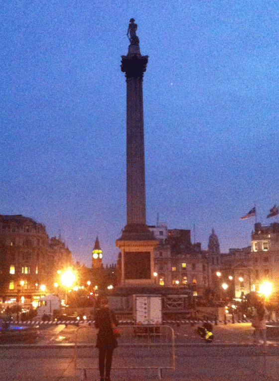 Nelson's Column Big Ben Trafalgar Square