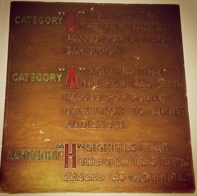BFI horrific classification