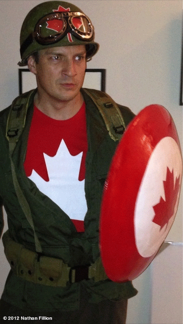 Captain Canada Nathan Fillion
