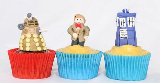 Doctor Who cupcakes