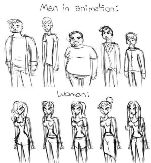men in animation