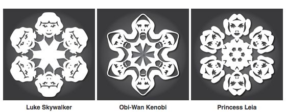 Star Wars snowflakes