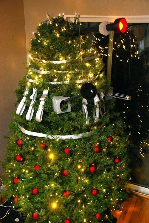 Dalek Christmas tree