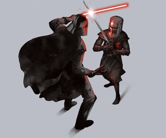 Dark Duel Star Wars Monty Python