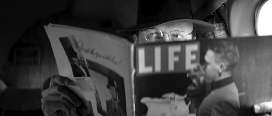 Raiders of the Lost Ark in black and white