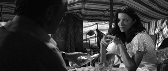 Raiders of the Lost Ark in black and white