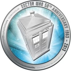 Doctor Who New Zealand coin
