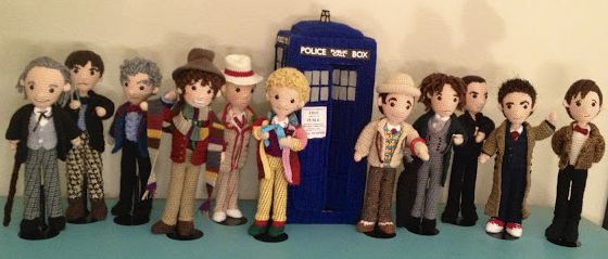 knitted Doctor Who by Allison Hoffman