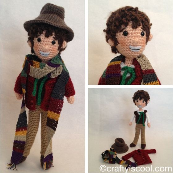 knitted Doctor Who by Allison Hoffman