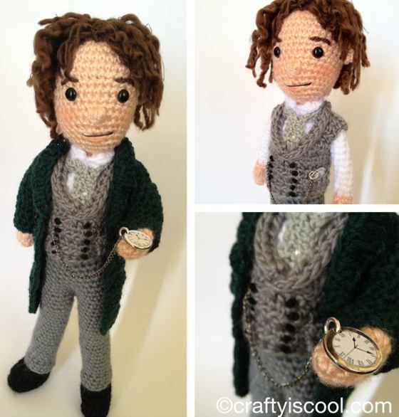knitted Doctor Who by Allison Hoffman