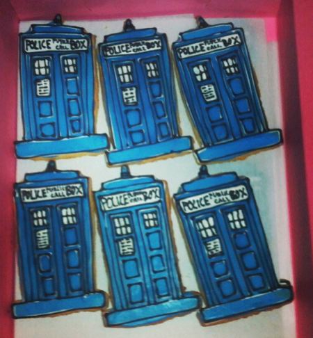 TARDIS cookies