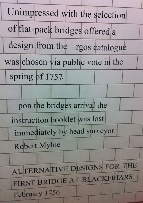 Blackfriars Bridge joke