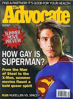 Advocate cover gay Superman