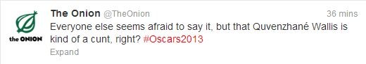 the Onion Quvenzhane Wallis tweet