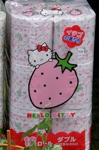 Hello Kitty scented toilet paper