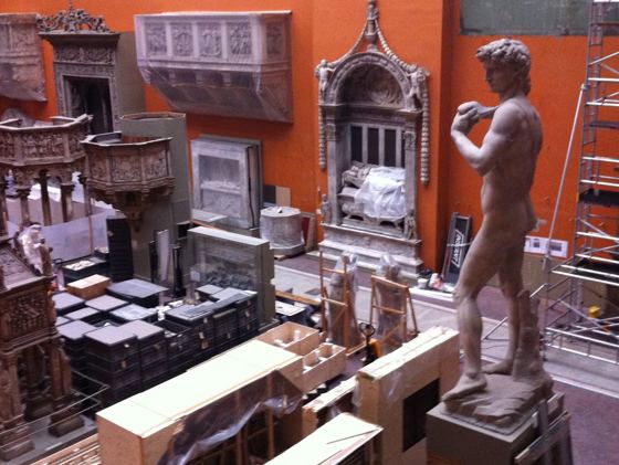 where they make the art in the museum