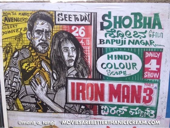 handdrawn Iron Man 3 poster India