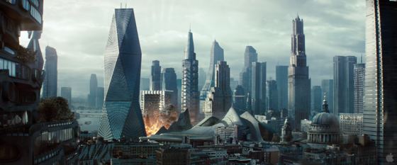 London skyline Star Trek Into Darkness