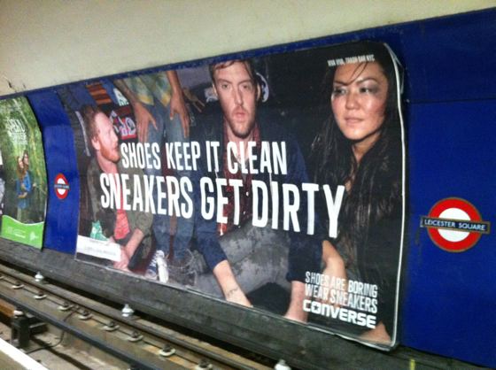 Converse sneakers ad