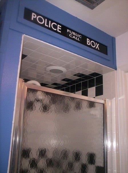 TARDIS shower