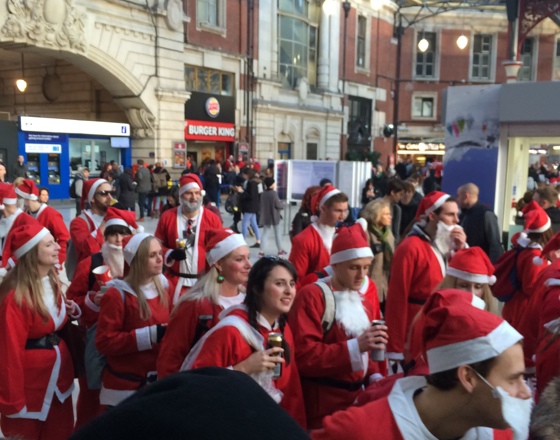santaflashmob