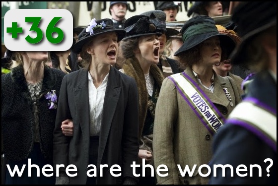 Where Are the Women? Suffragette