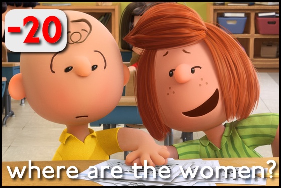 Where Are the Women? Snoopy and Charlie Brown The Peanuts Movie