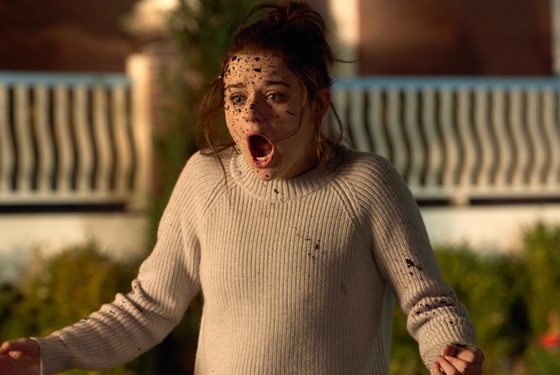 “Oh my god, I got the movie all over me! Getitoff getitoff!”