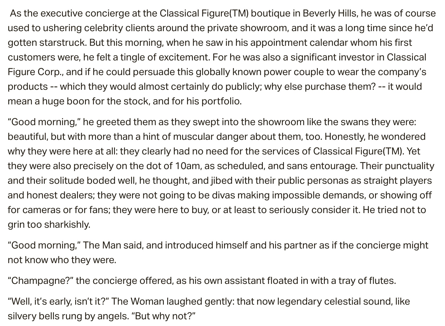 (fictional) Notes from The British Museum #15