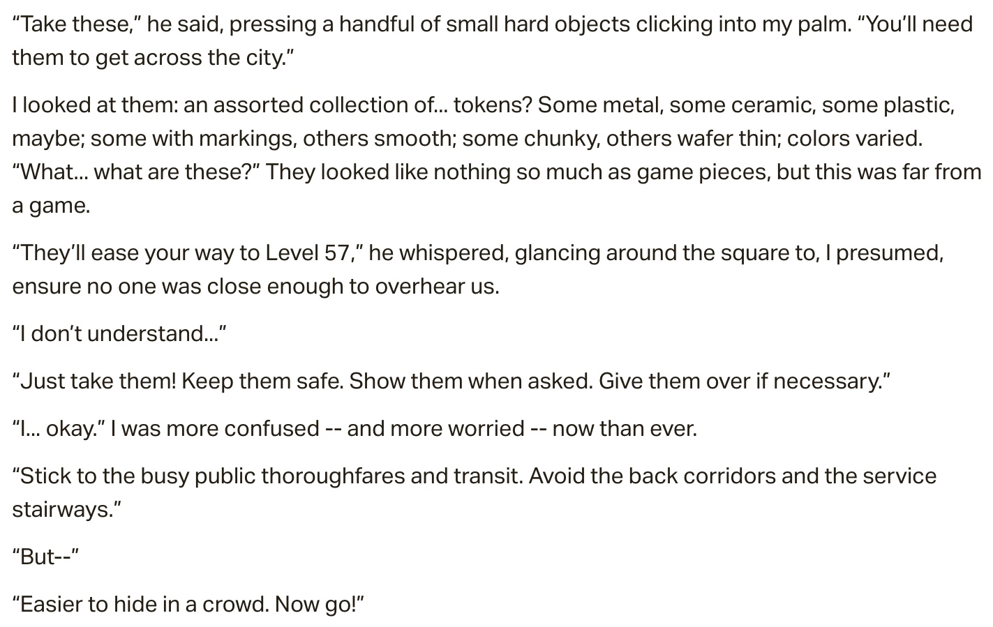 (fictional) Notes from The British Museum