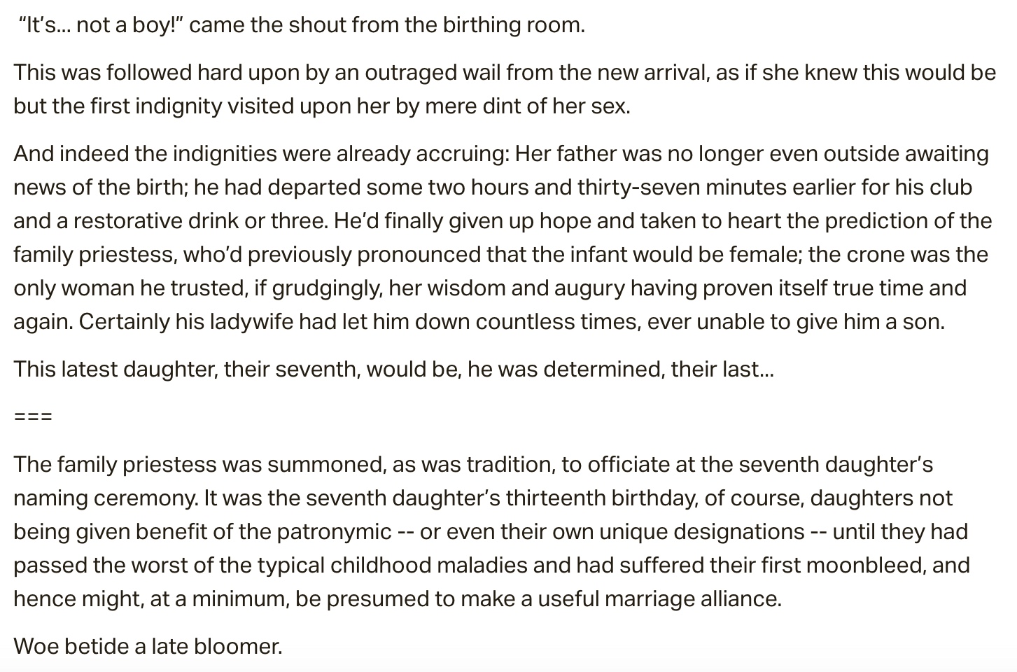 (fictional) Notes from The British Museum