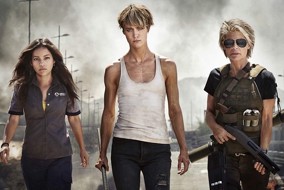 Terminator Dark Fate Natalia Reyes Mackenzie Davis Linda Hamilton