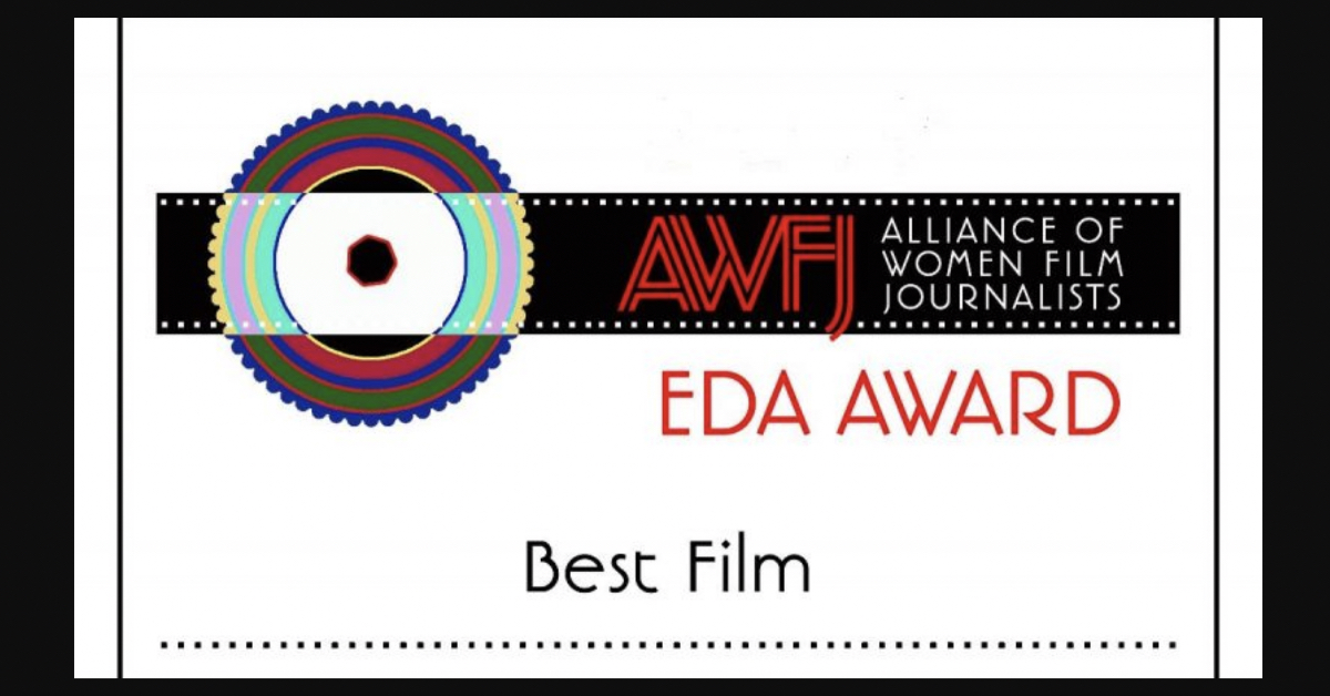 AWFJ EDA Award certificate