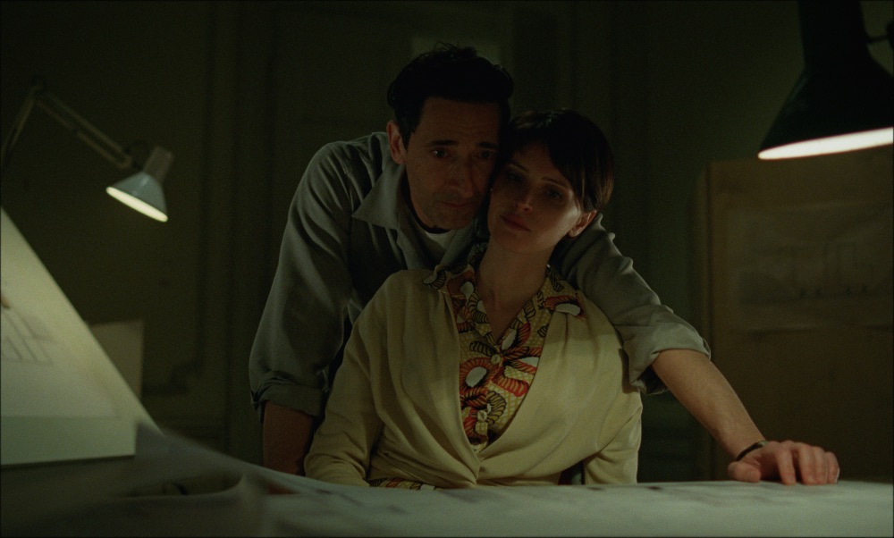 The Brutalist Adrien Brody Felicity Jones